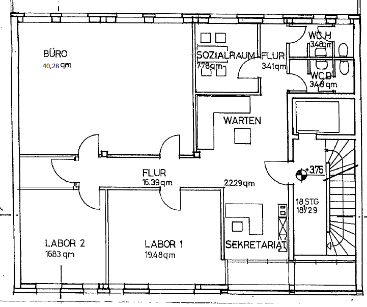 Büro-/Praxisfläche zur Miete provisionsfrei 1.207 € 134 m²<br/>Bürofläche Bonner Str. 48 Lechenich / Konradsheim Erftstadt 50374