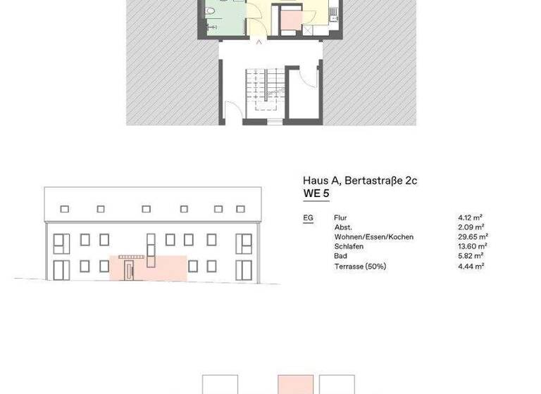 Wohnung zum Kauf 329.500 € 59,7 m² 1. Geschoss Obernauer Kolonie Aschaffenburg 63743