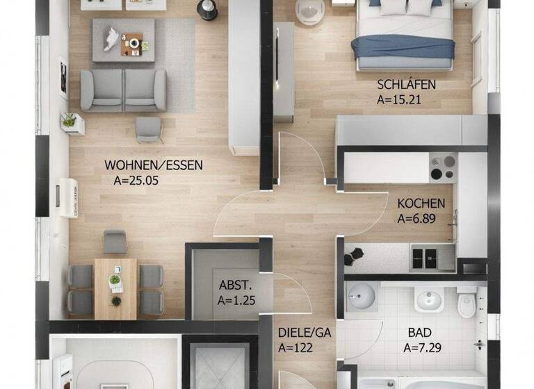 Wohnung zum Kauf 210.000 € 2 Zimmer 61 m² 3. Geschoss City Bayreuth 95444