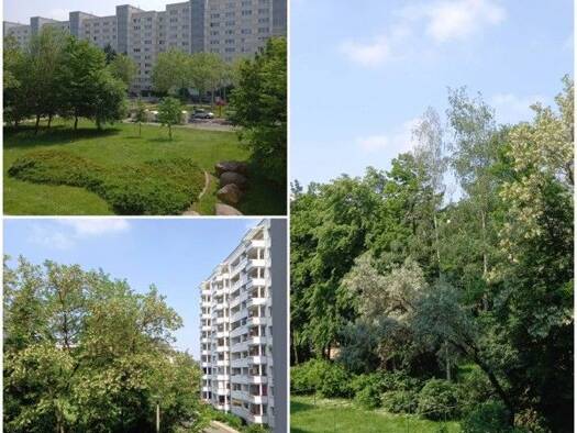 Wohnung zur Miete 670 € 4 Zimmer 80,3 m² 2. Geschoss frei ab 15.08.2026 Herzberger Str. 24 Prohlis-Nord Dresden 01239