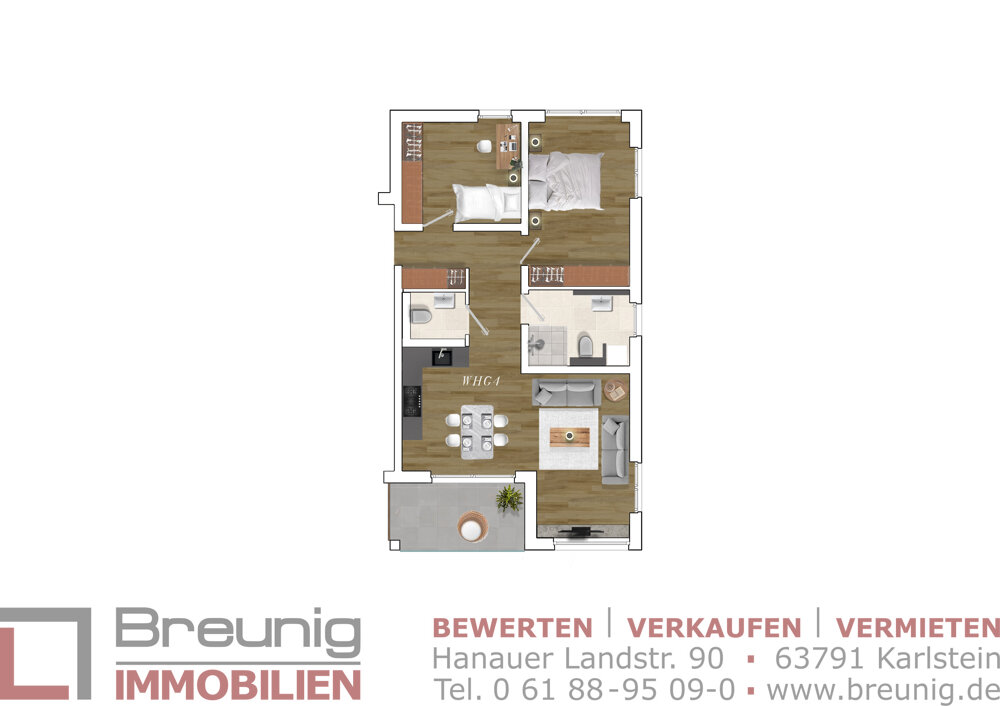 Wohnung zur Miete 890 € 3 Zimmer 70 m²<br/>Wohnfläche 01.03.2025<br/>Verfügbarkeit Dettingen Karlstein am Main / Dettingen 63791