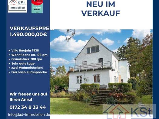 Villa zum Kauf 1.149.000 € 6 Zimmer 198 m² 780 m² Grundstück Markkleeberg 04416