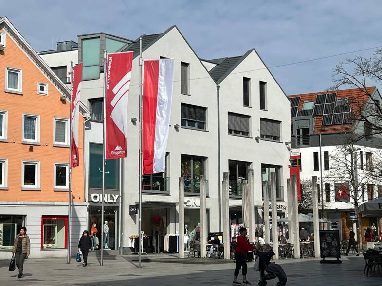 Bürofläche zur Miete 10,73 € 126,7 m² Bürofläche Marktstraße 14 Stadtgebiet Göppingen 73033