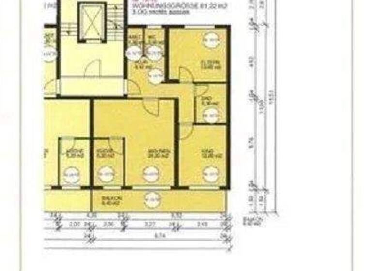 Wohnung zum Kauf 139.800 € 3,5 Zimmer 81 m² 3. Geschoss Dresdener Straße 4 Kenten Bergheim 50126
