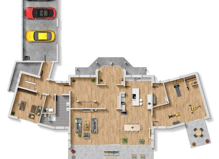 Einfamilienhaus zur Miete - Erstbezug 4.000 € 8 Zimmer 387,3 m² 4.536 m² Grundstück Oberstadion 89613