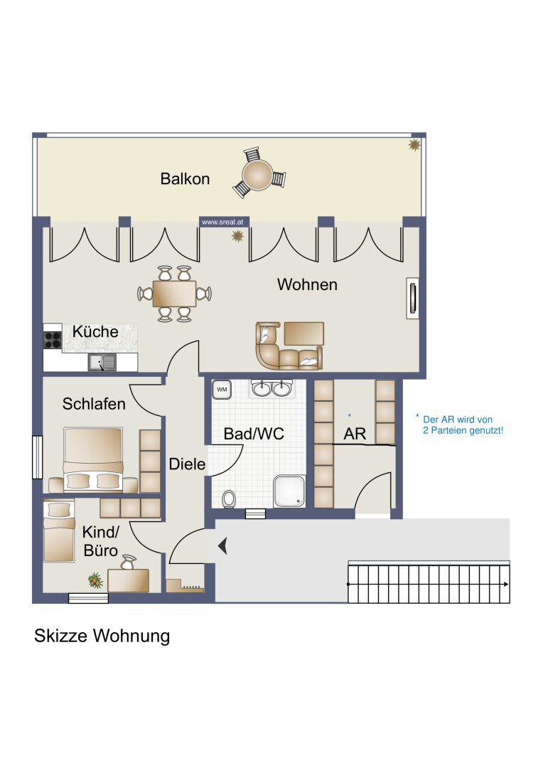 Wohnung zum Kauf 399.000 € 3 Zimmer 88,3 m²<br/>Wohnfläche Hannes-Scherling-Weg Hohenems 6845