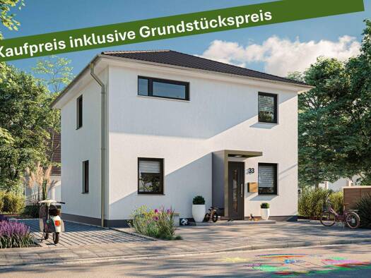 Einfamilienhaus zum Kauf - Erstbezug provisionsfrei 317.200 € 3 Zimmer 106 m² 600 m² Grundstück Bad Langensalza Evessen 38173