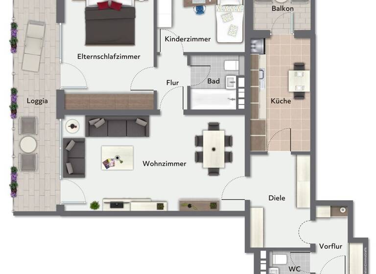 Wohnung zum Kauf 425.000 € 3 Zimmer 84,5 m² Puchheim Bahnhof Puchheim , Oberbay 82178