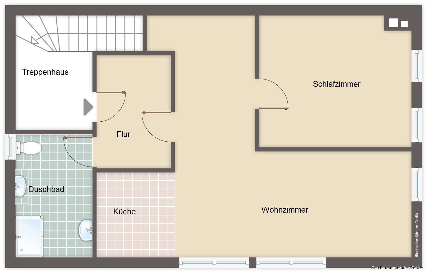 Wohnung zur Miete 645 € 2 Zimmer 67,9 m²<br/>Wohnfläche 1.<br/>Geschoss Uetersen 25436