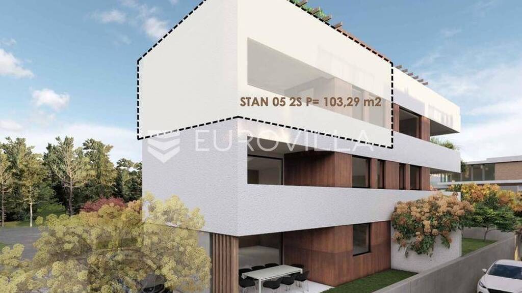 Wohnung zum Kauf 423.489 € 2 Zimmer 103 m² 30. Geschoss Borik Diklo - Puntamika 23000