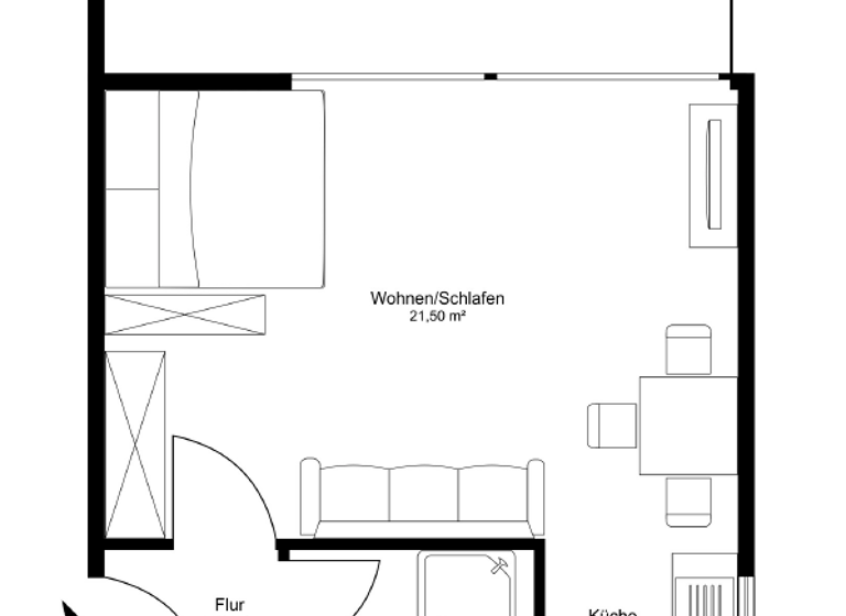 Studio zum Kauf 299.000 € 1 Zimmer 34 m² 3. Geschoss Tarpenbekstraße 62 Eppendorf Hamburg 20251