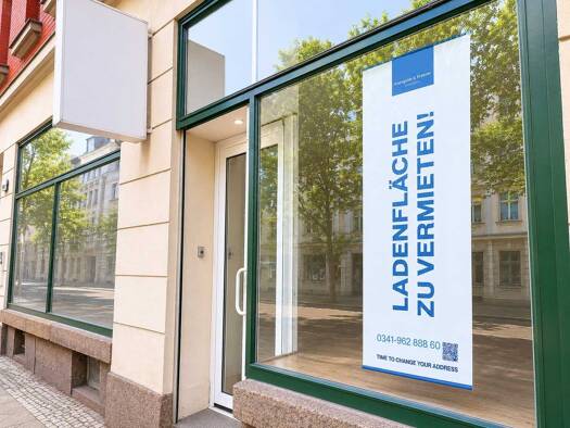 Laden zur Miete provisionsfrei 9,96 € 3 Zimmer 80,3 m² Verkaufsfläche Papiermühlstraße 10 a Stötteritz Südost 04299