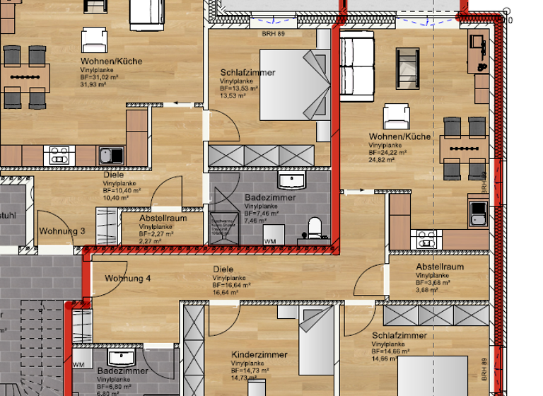 Wohnung zur Miete 1.166 € 3 Zimmer 84,8 m² EG Donauallee 30 Rethmar Sehnde 31319