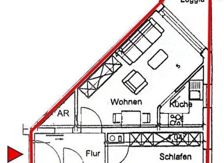 Wohnung zum Kauf als Kapitalanlage geeignet 90.000 € 2 Zimmer 45 m² Warstein 59581