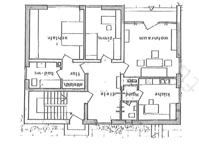 Wohnung zur Miete 1.100 € 3,5 Zimmer 91 m² 2. Geschoss Ostenviertel Regensburg / Kreuzhof 93055