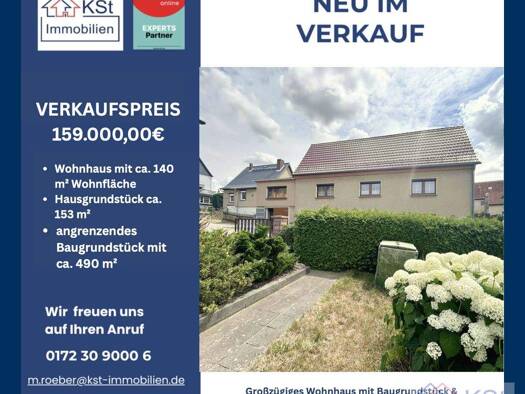 Einfamilienhaus zum Kauf 159.000 € 6 Zimmer 140 m² 643 m² Grundstück Kohren-Sahlis Frohburg 04654