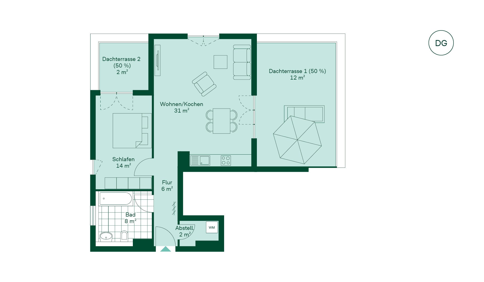 Wohnung zum Kauf provisionsfrei 439.900 € 2 Zimmer 74,9 m²<br/>Wohnfläche 2.<br/>Geschoss 01.12.2025<br/>Verfügbarkeit Dörpsring 27 Hasloh 25474