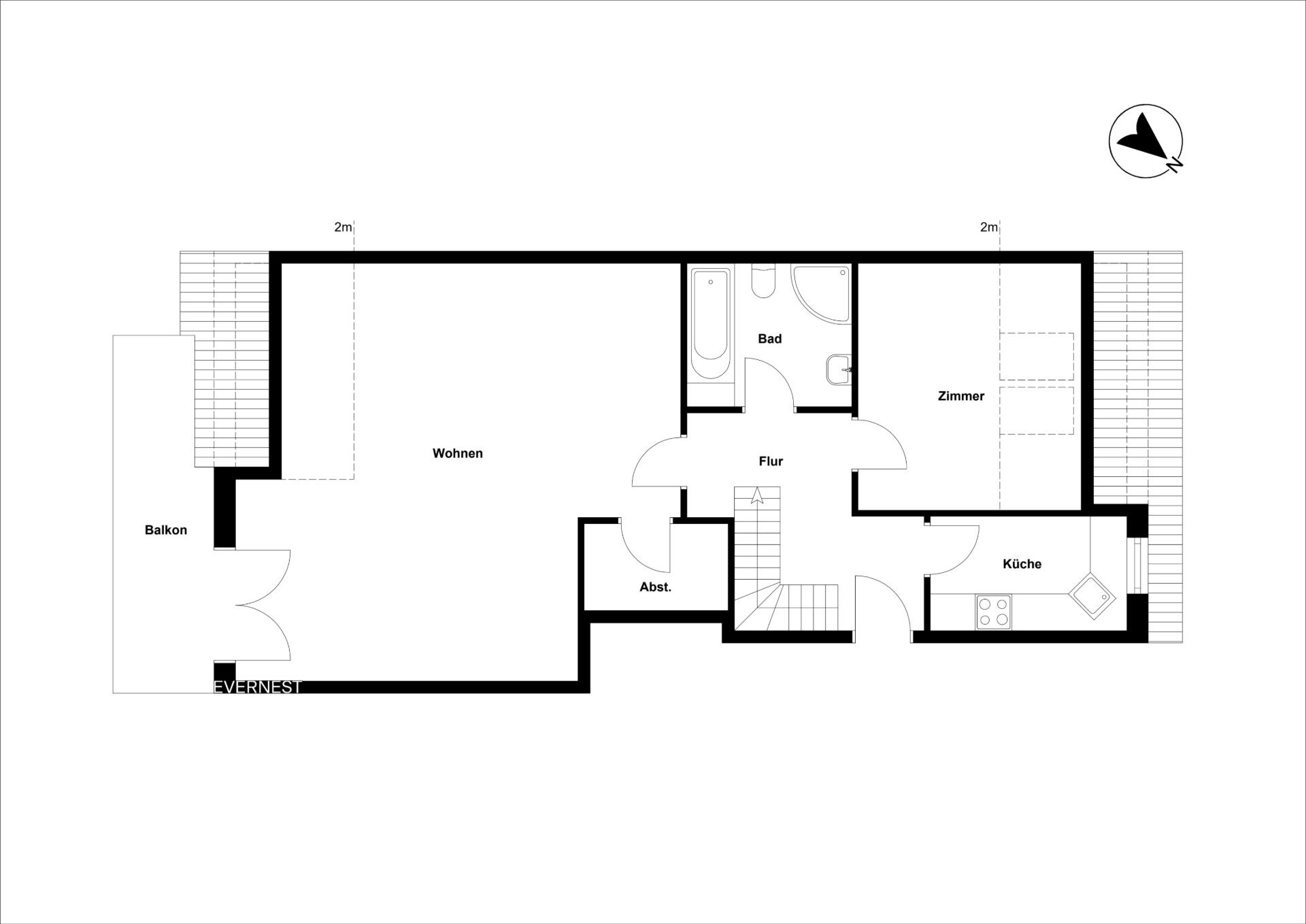 Maisonette zum Kauf 474.000 € 4 Zimmer 79 m²<br/>Wohnfläche 2.<br/>Geschoss Tonndorf Hamburg 22045