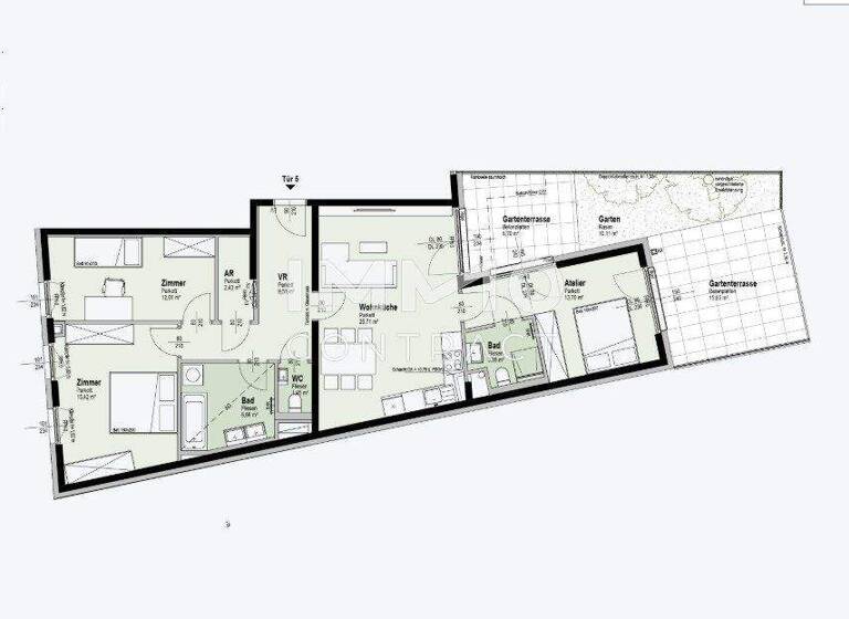 Wohnung zum Kauf - Erstbezug 547.900 € 4 Zimmer 90,2 m² EG Wien 1210