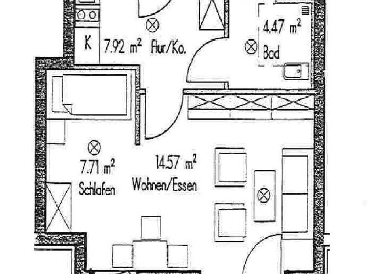 Studio zur Miete 306 € 1 Zimmer 37,5 m² EG Schillerstraße 16a Geithain 04643