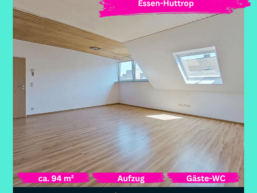 Wohnung zum Kauf 179.000 € 3 Zimmer 94,3 m² 4. Geschoss Südostviertel Essen 45139