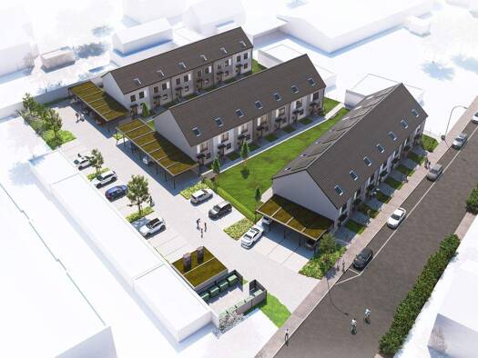 Reihenendhaus zum Kauf - Erstbezug provisionsfrei 479.990 € 5 Zimmer 145 m² 164,7 m² Grundstück Am Bahnhof 27G Griesheim 64347