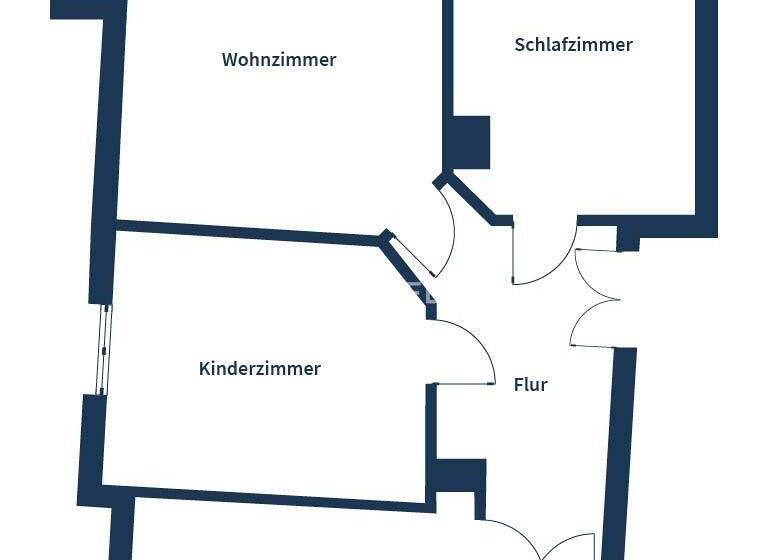 Wohnung zum Kauf 99.500 € 3 Zimmer 85 m² EG Freiberg 09599