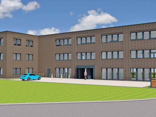 Bürogebäude zur Miete - Erstbezug provisionsfrei 12,50 € 1.750 m² Bürofläche Berghausen Langenfeld (Rheinland) 40764