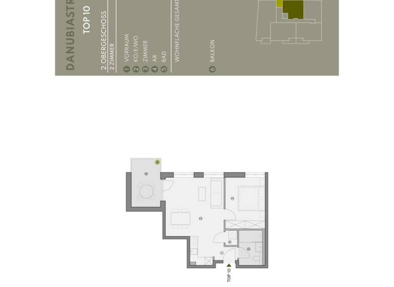 Wohnung zum Kauf - Erstbezug 212.000 € 2 Zimmer 41,6 m² Mannswörth 2320