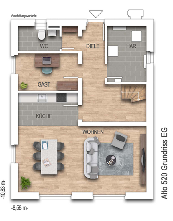 Einfamilienhaus zum Kauf 489.000 € 5 Zimmer 127 m²<br/>Wohnfläche 1.000 m²<br/>Grundstück Wahlbezirk 12 Itzehoe 25524