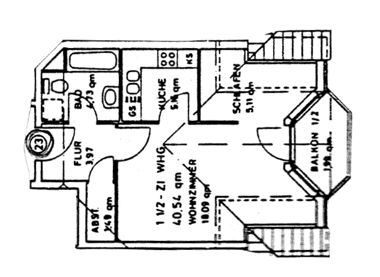 Studio zur Miete 515 € 1 Zimmer 70 m² 4. Geschoss frei ab sofort Hamburger Straße Buchholz Buchholz in der Nordheide 21244