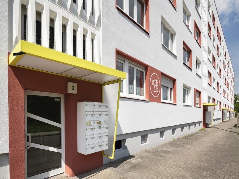 Wohnung zur Miete 336 € 2 Zimmer 50,9 m²<br/>Wohnfläche 5.<br/>Geschoss Haflingerstraße 5 Südliche Neustadt Halle (Saale) 06124