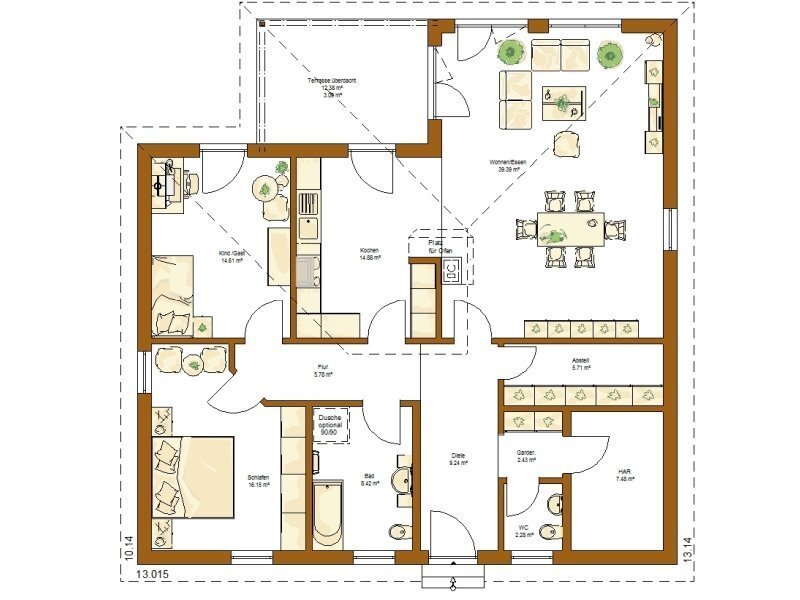 Bungalow zum Kauf provisionsfrei 436.000 € 4 Zimmer 126 m²<br/>Wohnfläche 559 m²<br/>Grundstück Lillstadt Bad Mergentheim 97980