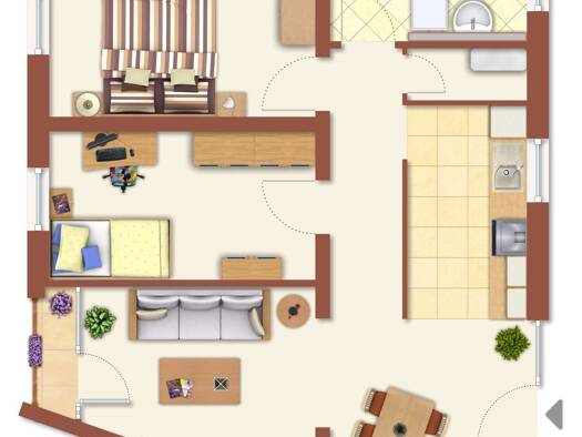 Wohnung zum Kauf 55.000 € 3 Zimmer 60,3 m² 1. Geschoss frei ab sofort Oederan Oederan 09569