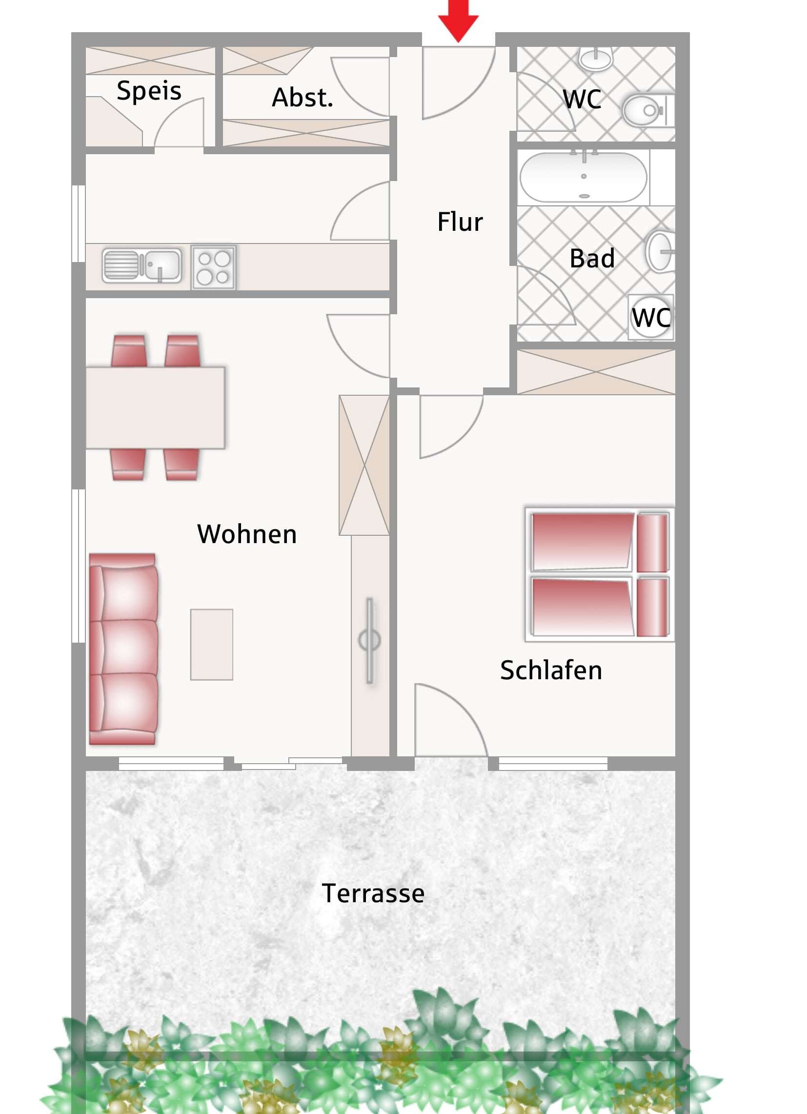 Wohnung zum Kauf 200.000 € 2 Zimmer 81 m²<br/>Wohnfläche 1.<br/>Geschoss Bad Feilnbach 83075