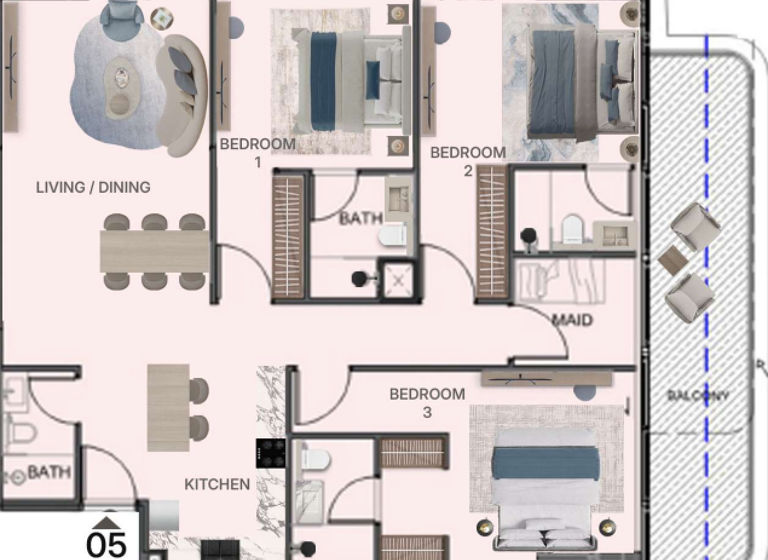Wohnung zum Kauf - Erstbezug provisionsfrei 836.768 € 4 Zimmer 174,8 m² Dubai