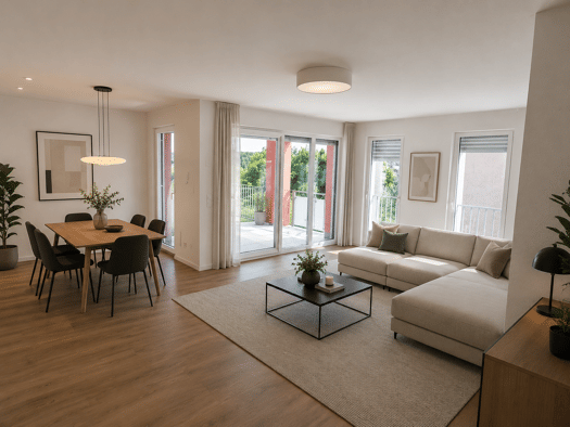 Wohnung zum Kauf - Neubau 405.000 € 3 Zimmer 92,6 m² 1. Geschoss Hauptstraße 79 Waldenburg 74638