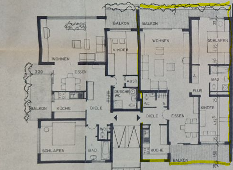 Wohnung zum Kauf 309.000 € 3,5 Zimmer 92,6 m²<br/>Wohnfläche Dachgeschoss, 3.<br/>Geschoss Hegnach Waiblingen 71334
