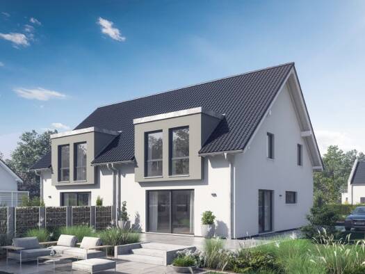 Doppelhaushälfte zum Kauf provisionsfrei 765.900 € 4 Zimmer 129 m² 400 m² Grundstück Wenigenjena Jena 07749