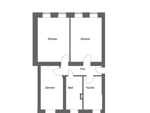 Wohnung zur Miete 1.545 € 3 Zimmer 81,3 m² EG Weißensee Pankow 13088