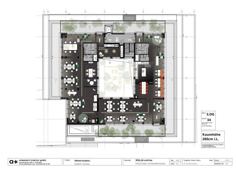 Bürofläche zur Miete 23 € 222,4 m² Bürofläche Wien / Wien 13., Hietzing 1130