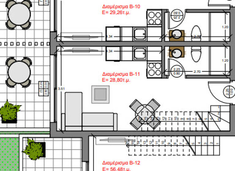 Studio zum Kauf 120.000 € 2 Zimmer 48 m² 1. Geschoss Chalkidiki