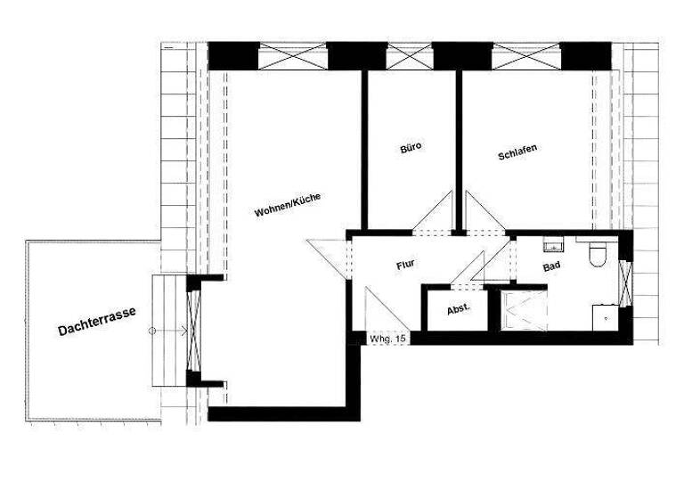Wohnung zur Miete 710 € 3 Zimmer 59,3 m² frei ab 01.08.2026 Westerbeverstedter Straße 86 Lunestedt Beverstedt 27616