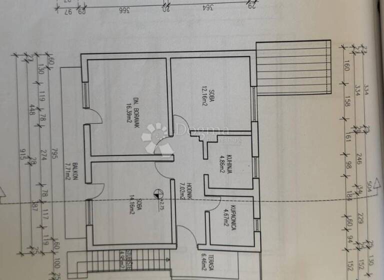 Wohnung zum Kauf 130.000 € 3 Zimmer 60 m² 1. Geschoss Zitnjak