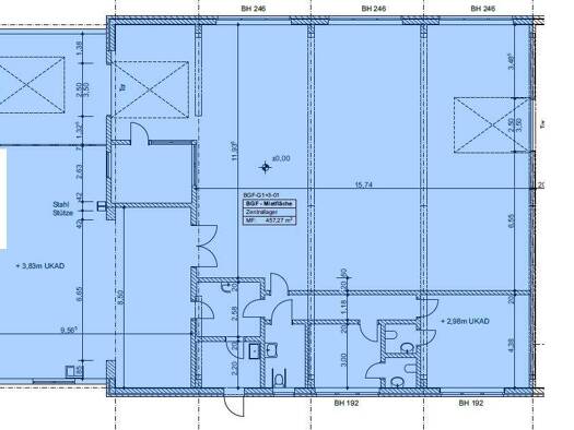 Produktionshalle zur Miete 457,3 m² Lagerfläche Wahlstedt 23812