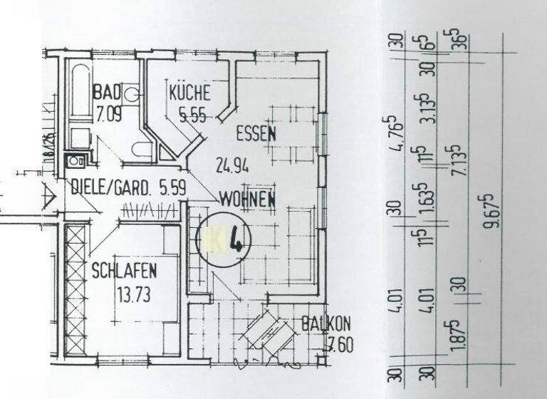 Studio zur Miete 425 € 2 Zimmer 60,7 m² 1. Geschoss frei ab 01.06.2026 Feldstraße 23 Flöha 09557