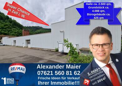 Gewerbegrundstück zum Kauf 499.000 € 4.088 m² Grundstück Zell Zell im Wiesental 79669