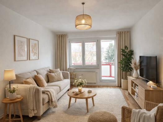 Wohnung zur Miete 335 € 2 Zimmer 50 m² 3. Geschoss Graßhofstraße 10 Mühlhausen 99974