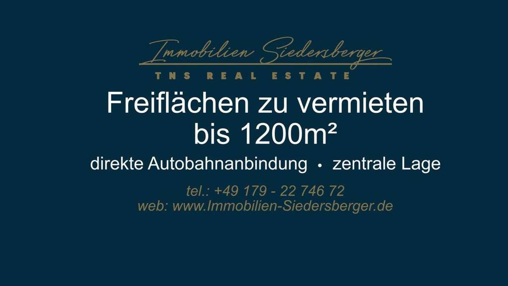 Gewerbegrundstück zur Miete 2.640 € 1.200 m² Grundstück Kasernenviertel Regensburg 93053