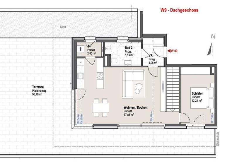 Wohnung zum Kauf provisionsfrei 921.393 € 3 Zimmer 93,1 m² Saalbach 5753